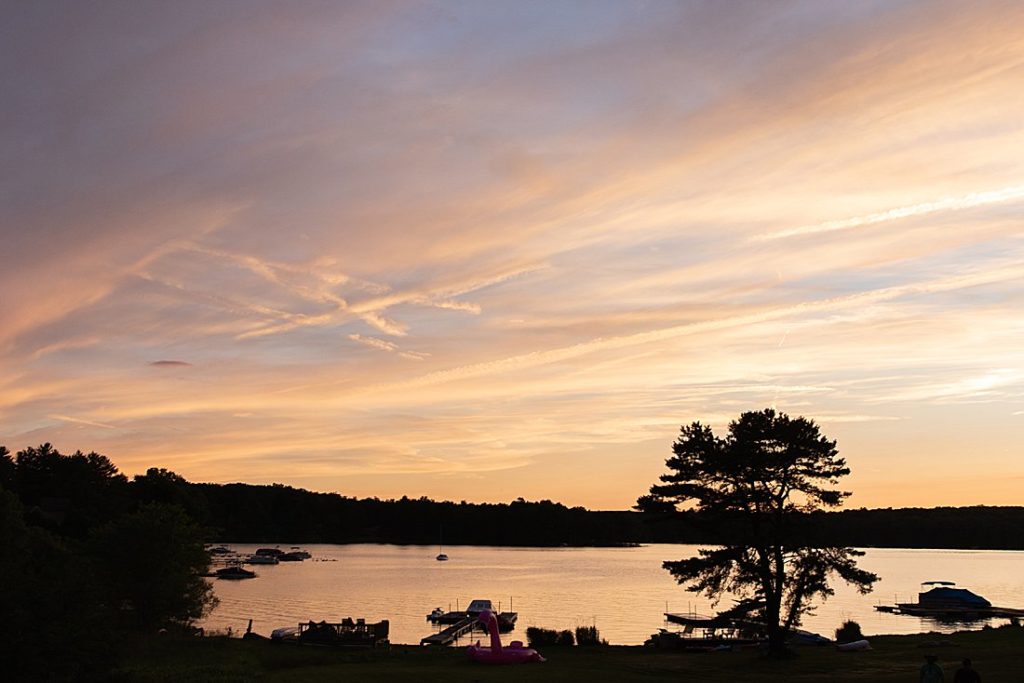sunset at deep creek lake_petite magnolia Photography