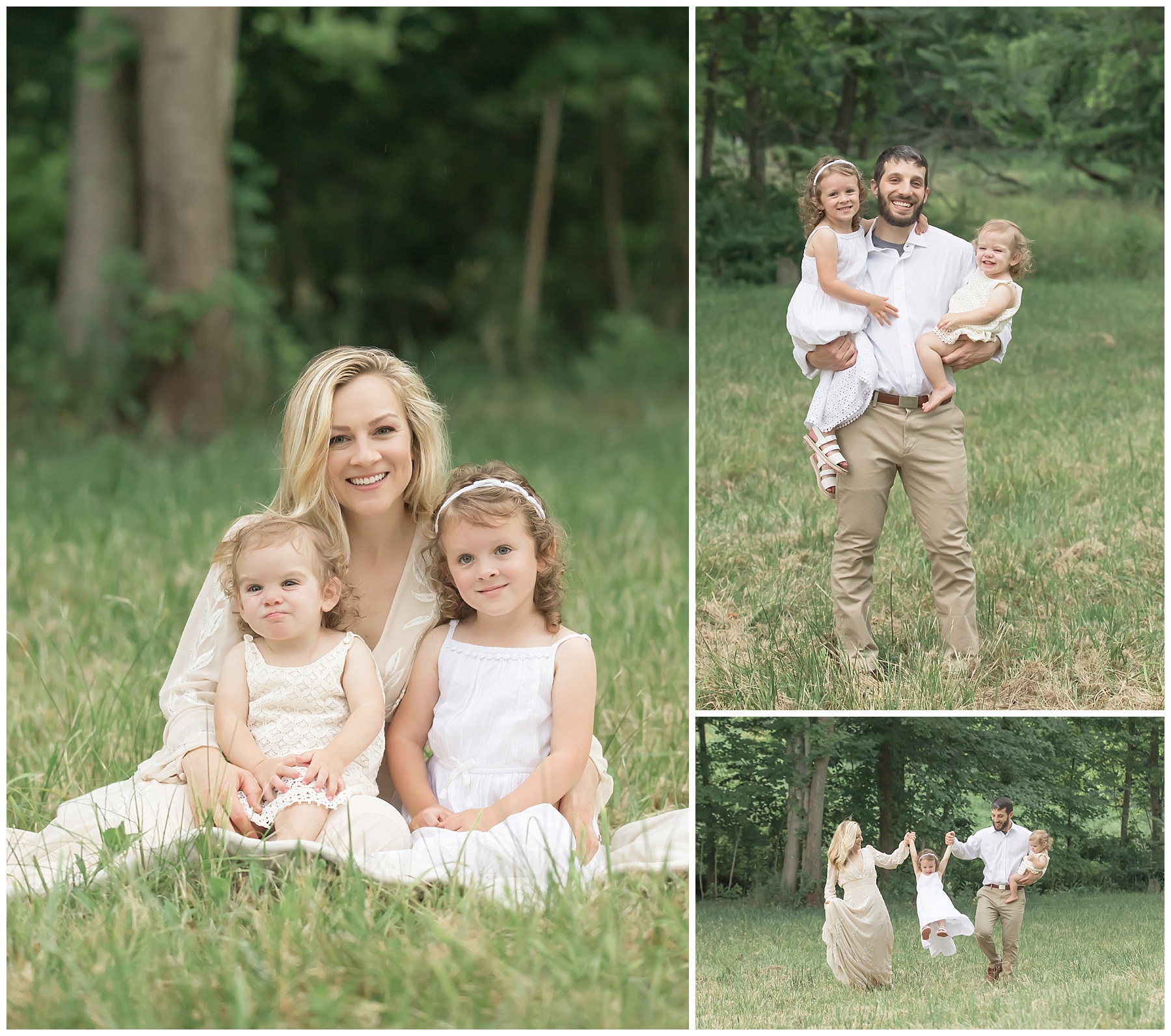 pittsburgh fall family photography, styled family fall session in field