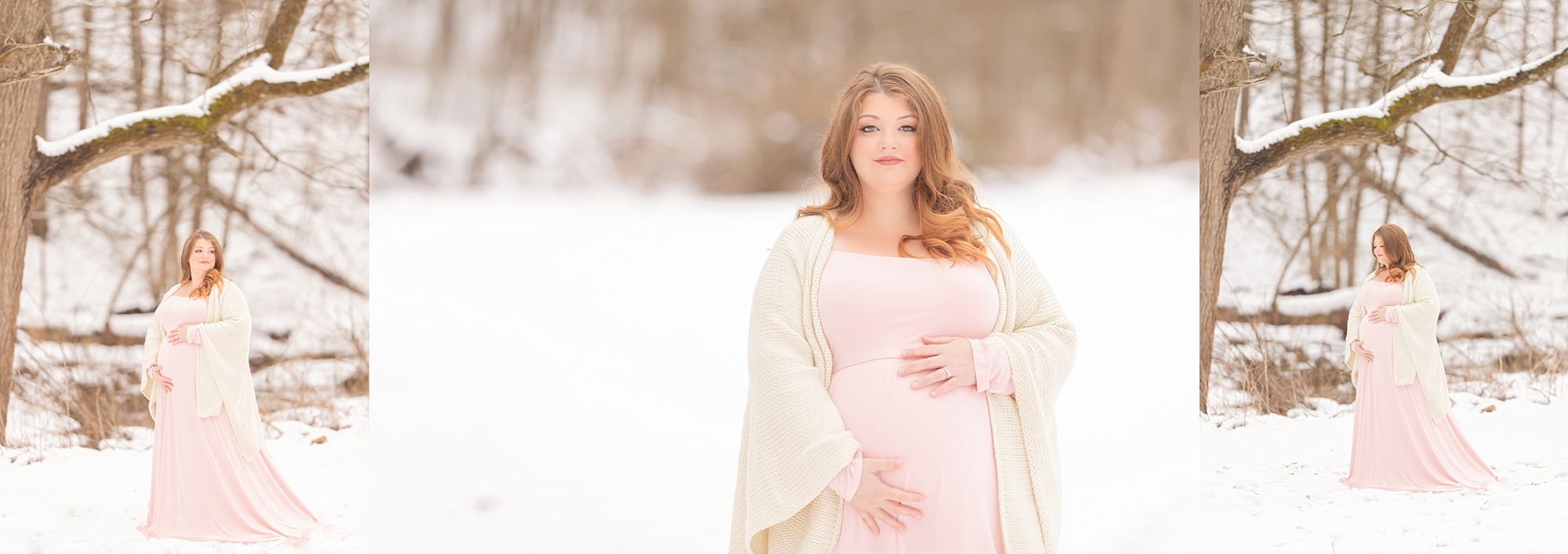 Snowy Maternity Session