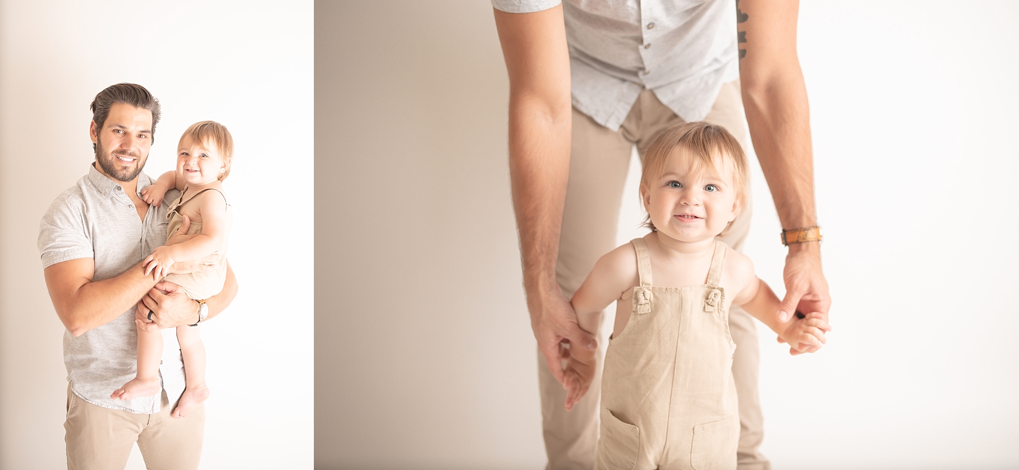 Pittsburgh father and son during family photo shoot