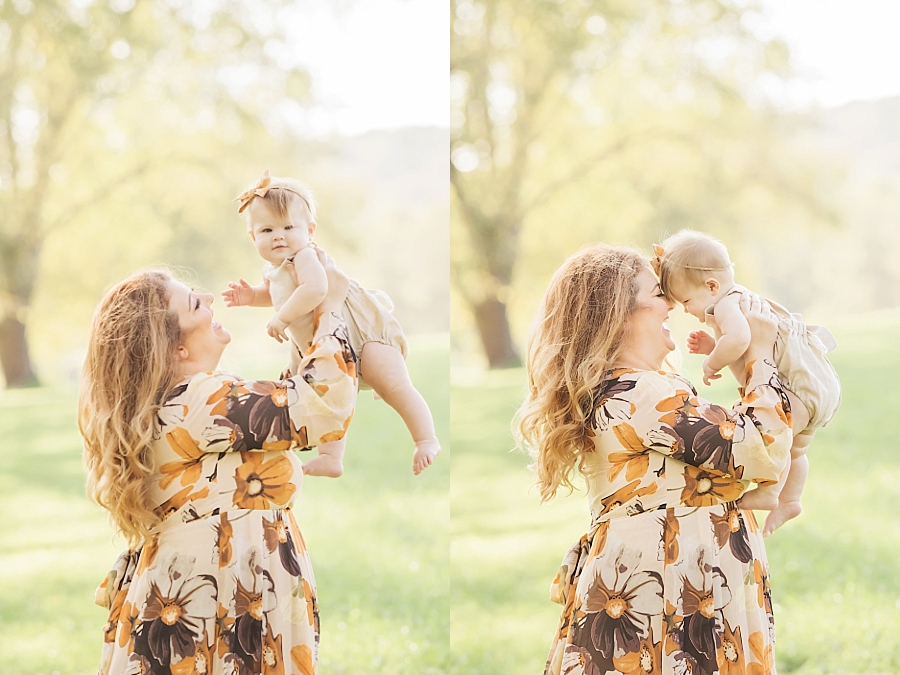 Pittsburgh area mother and daughter in family photos 