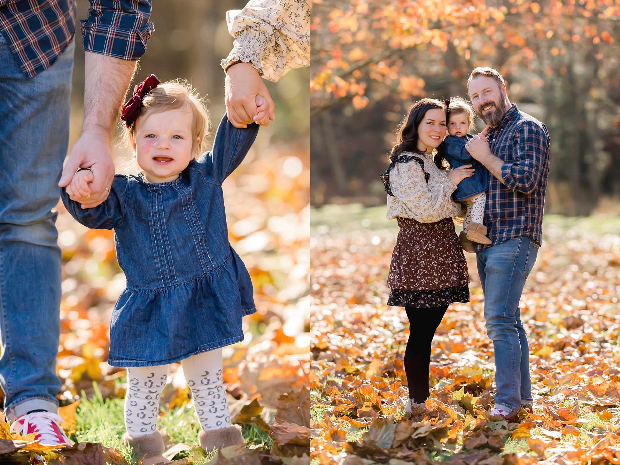 Pittsburgh fall family photo shoot