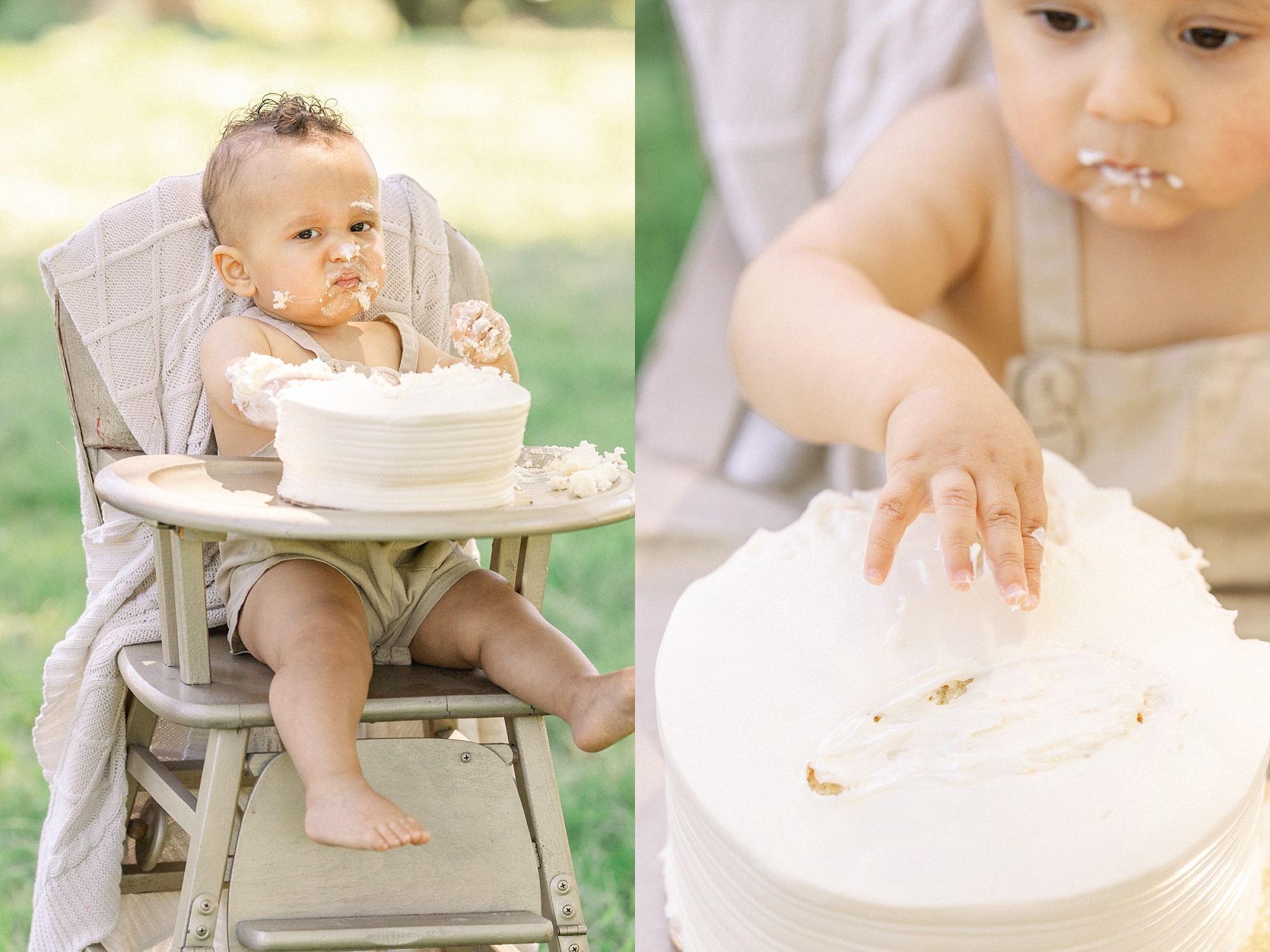 Cake Smash with Pittsburgh one year old boy