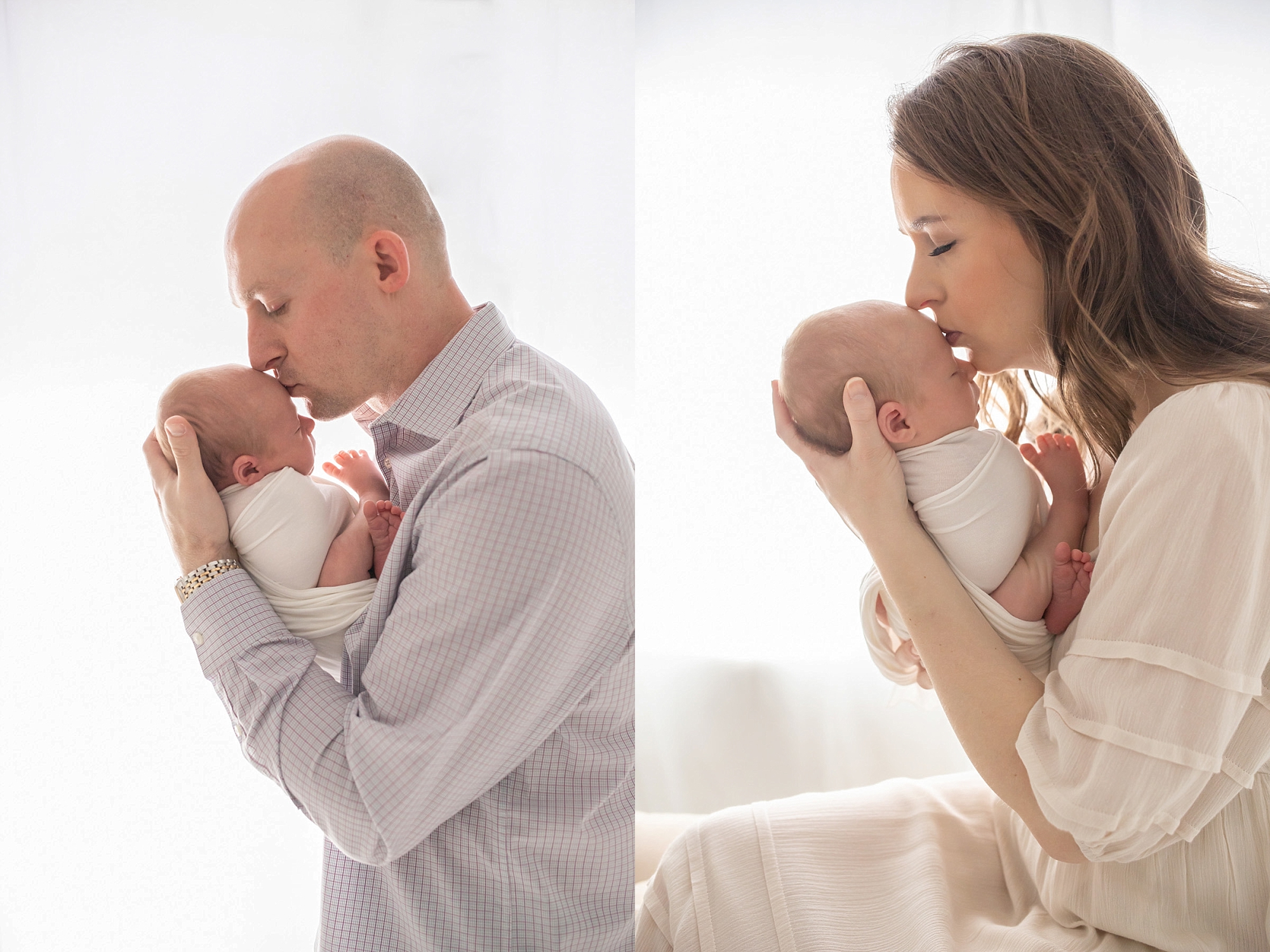 PGH newborn photos taken in photography studio