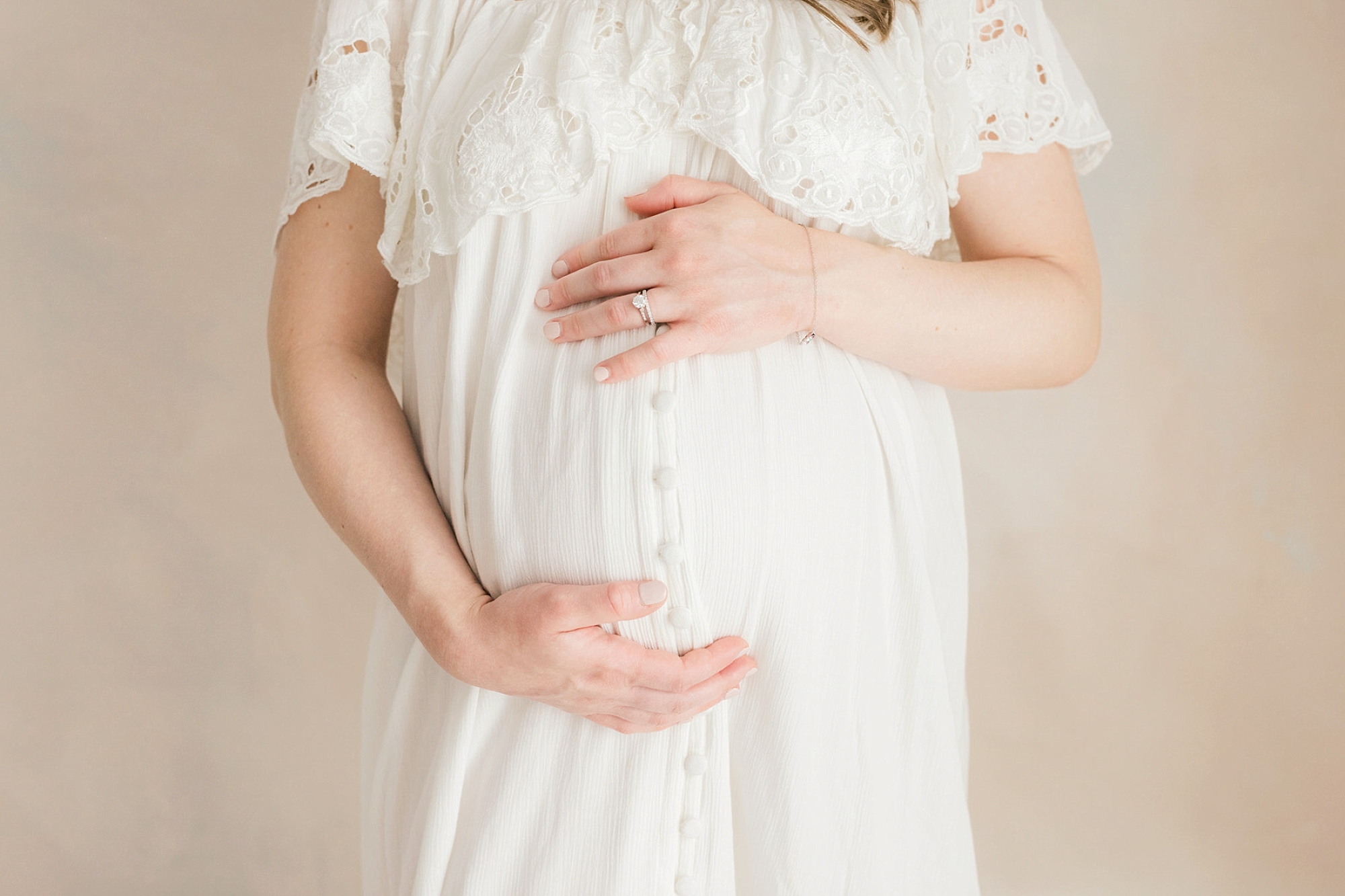 classic maternity portraits in Pittsburgh photography studio