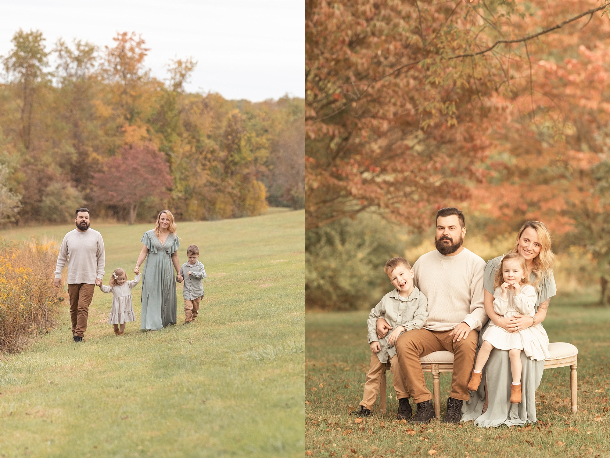 Fall Annual Family Photos in Pittsburgh