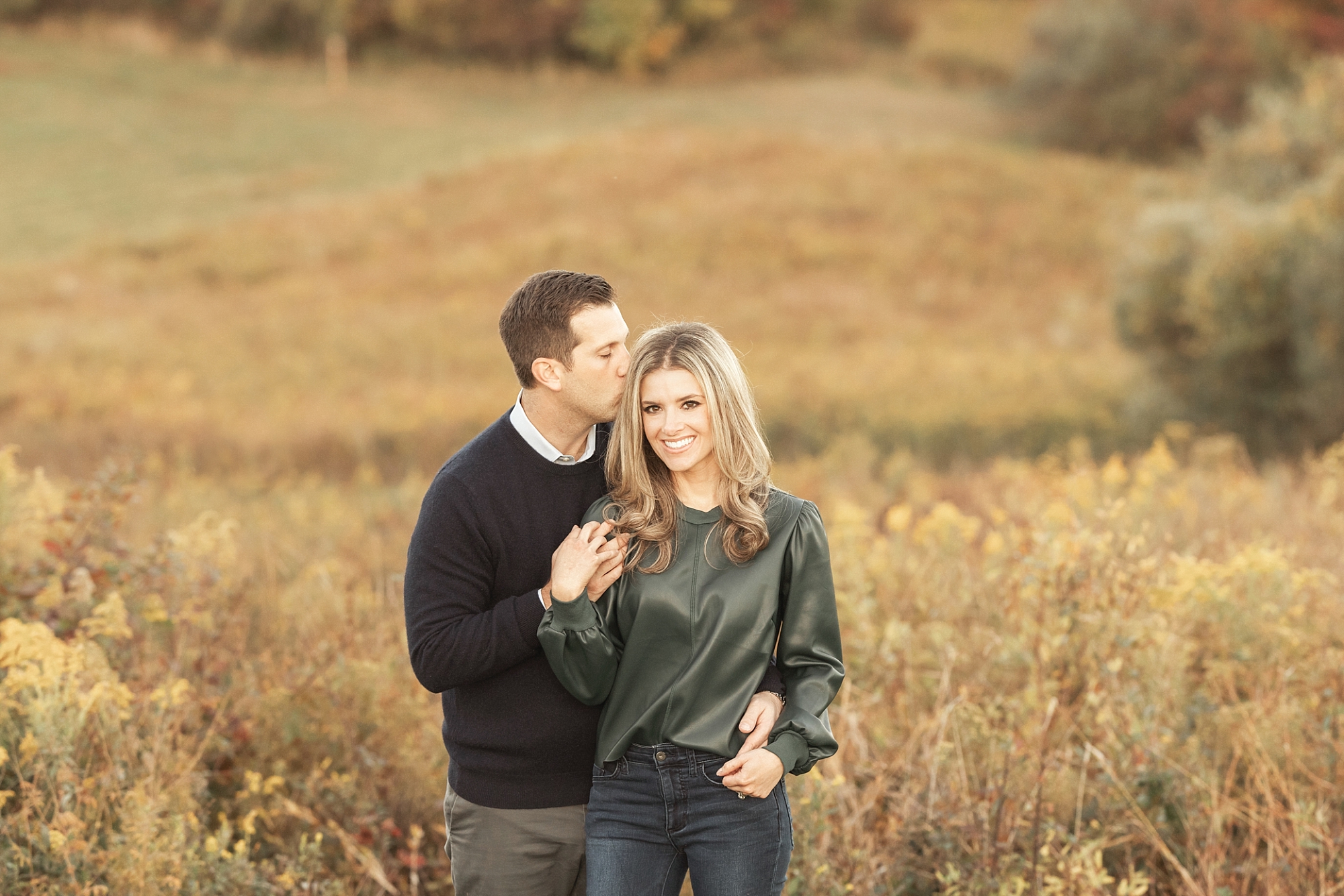 parents during family photoshoot 